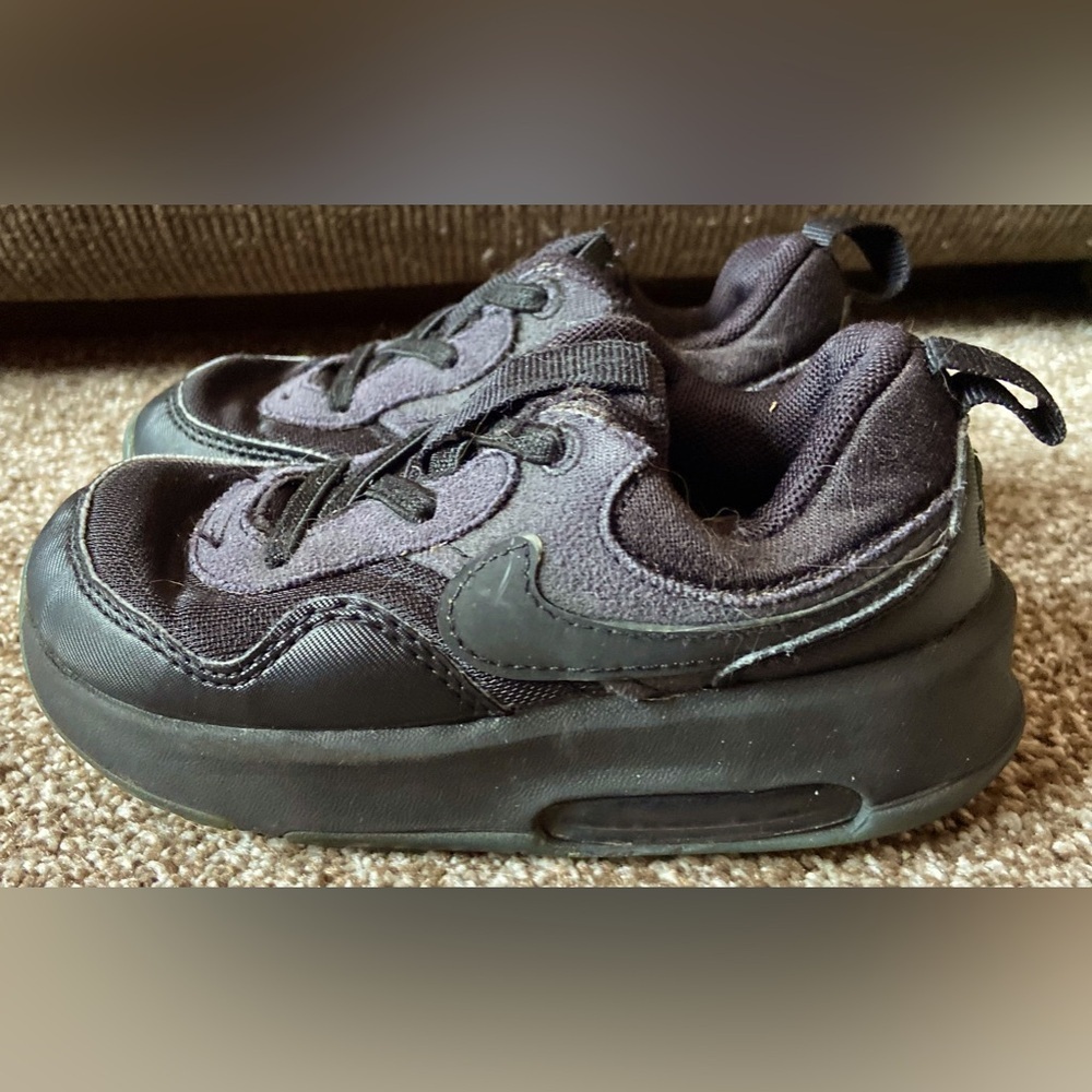 Nike Air Max 90 TD Triple Black Toddler Size 9C
